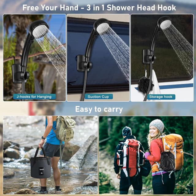 Thumbnail 6 de Spopal Camping Shower 6000mAh portable shower