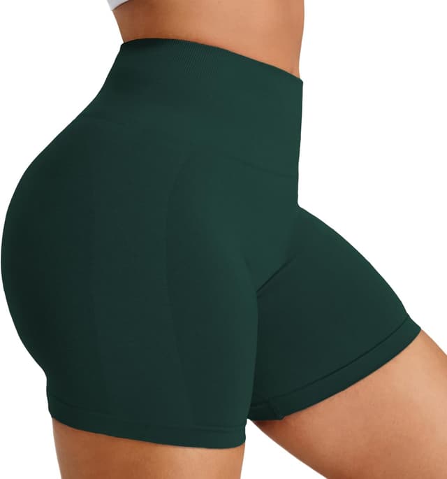 Detalle de JOYSPELS Damen Scrunch Sport Shorts mit High Waist und Seamless 360°-Stretch