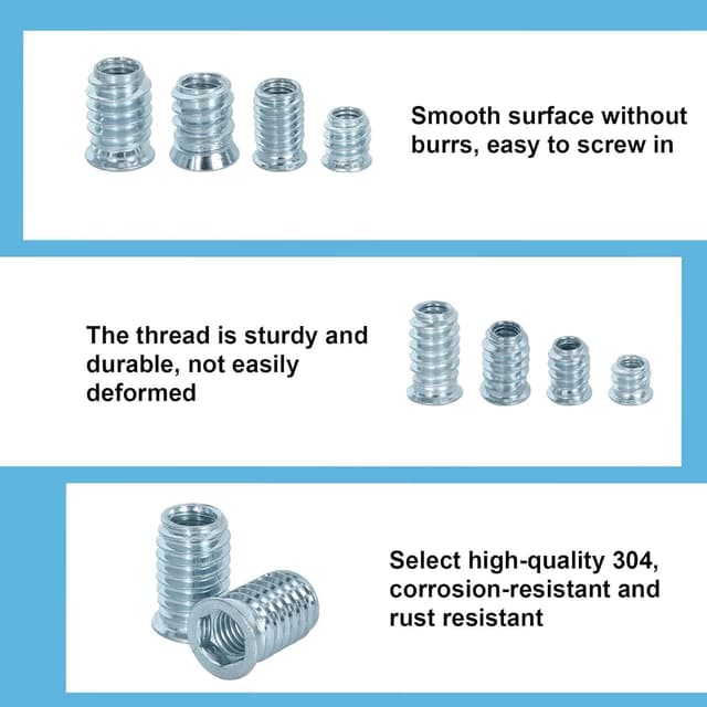 Thumbnail 2 de Einschraubmuttern M6/M8/M10 100 Stk đź›