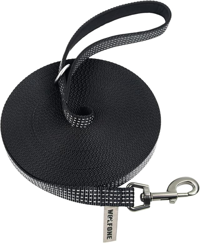 Detalle de Wolfone Long Line Dog Lead 10m with padded handle ๐