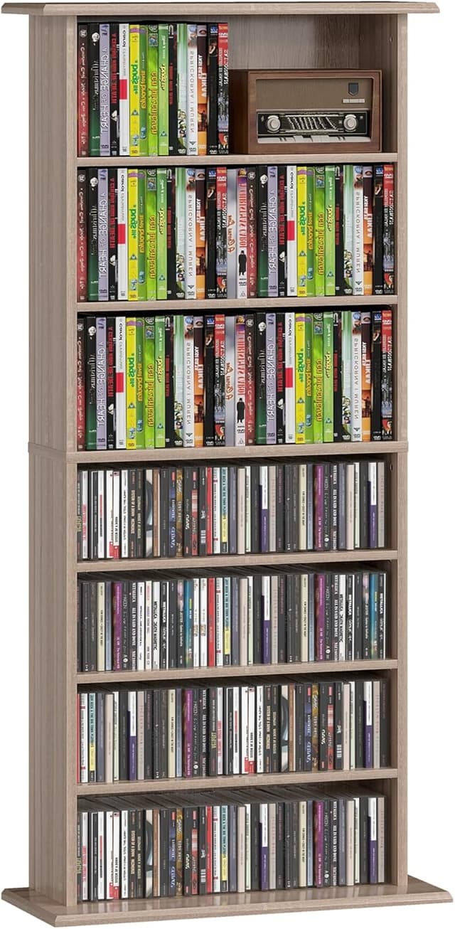 Imagen de HOMCOM Rangements pour CD et DVD 360 CDs en OfertitasTOP