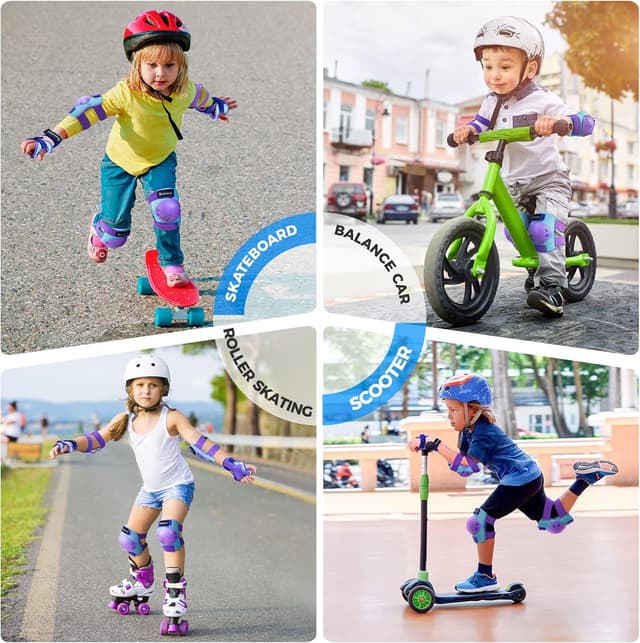 Thumbnail 2 de Kids Youth Protective Gear Set for Skating 🛴