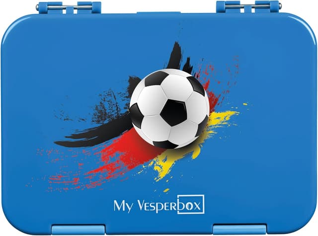 Detalle de My Vesperbox® Kinder-Brotdose mit Trennfächern (4 oder 6 Fächer, LFGB, BPA- und Weichmacher-frei)