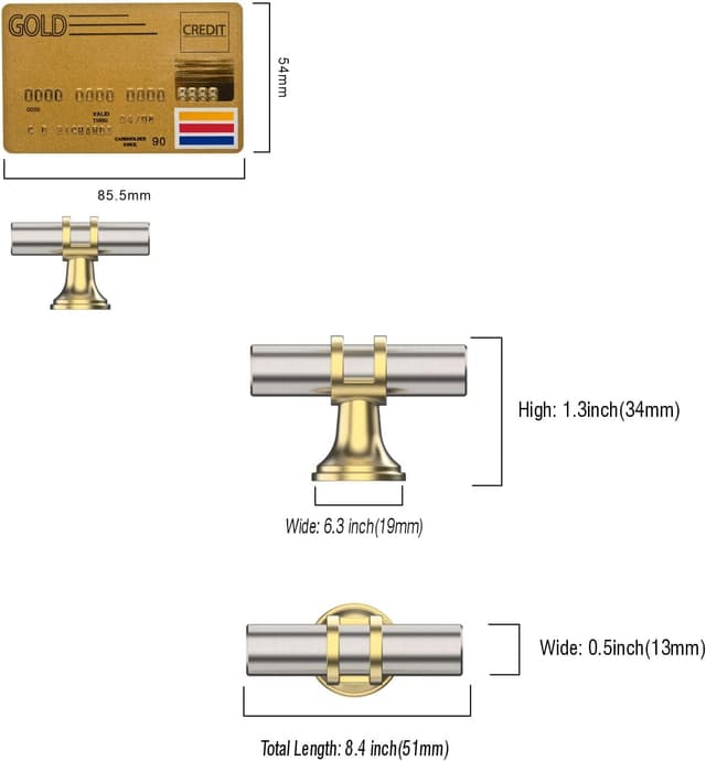 Detalle 2 de Pomelli per mobili vintage 10 pezzi