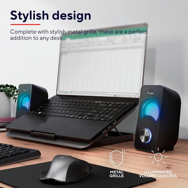 Thumbnail 4 de Trust 23120 Arys Altavoces Portátiles LED RGB 🎶 12 W