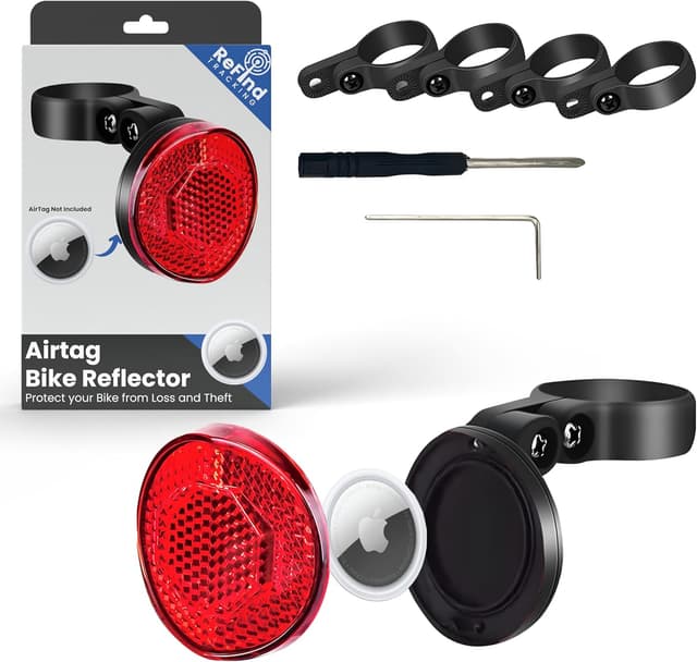 Detalle de Airtag bike reflector tracker IP67