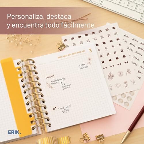 Thumbnail 4 de Grupo Erik Agenda Escolar 2025-2026 Día por Página Glitter, 1 curso