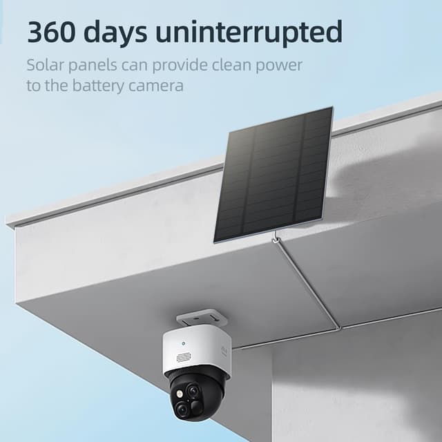 Thumbnail 1 de 5W Solar Panel for Security Camera 5W