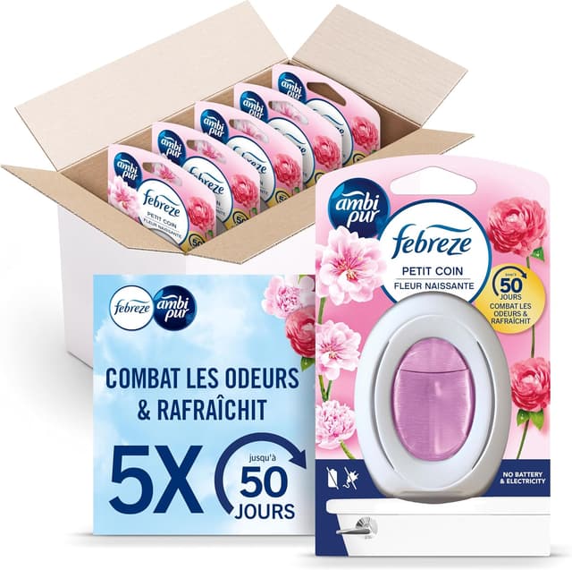 Imagen de Febreze Petit Coin désodorisant WC 7,5 ml x5 — 50 jours en OfertitasTOP