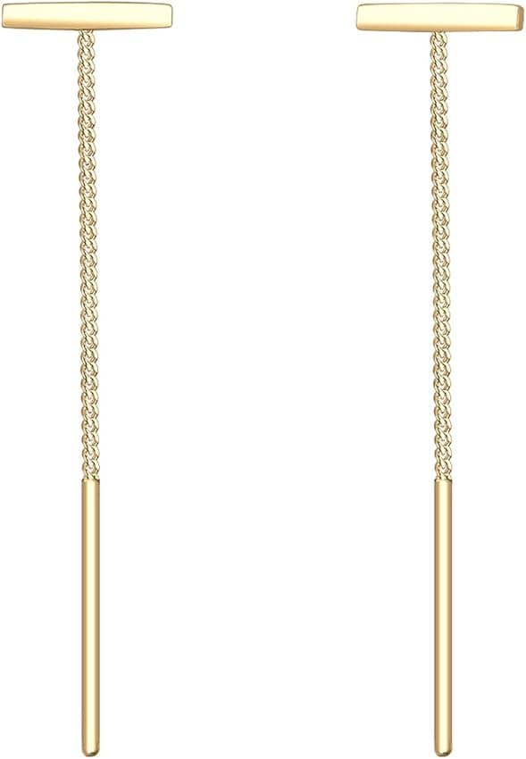 Thumbnail 1 de Elli Pendientes Mujer Plata de Ley 925 🌟 Diseño Minimalista