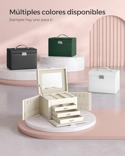 Thumbnail 5 de SONGMICS JBC159W02 Caja Joyero 4 Niveles