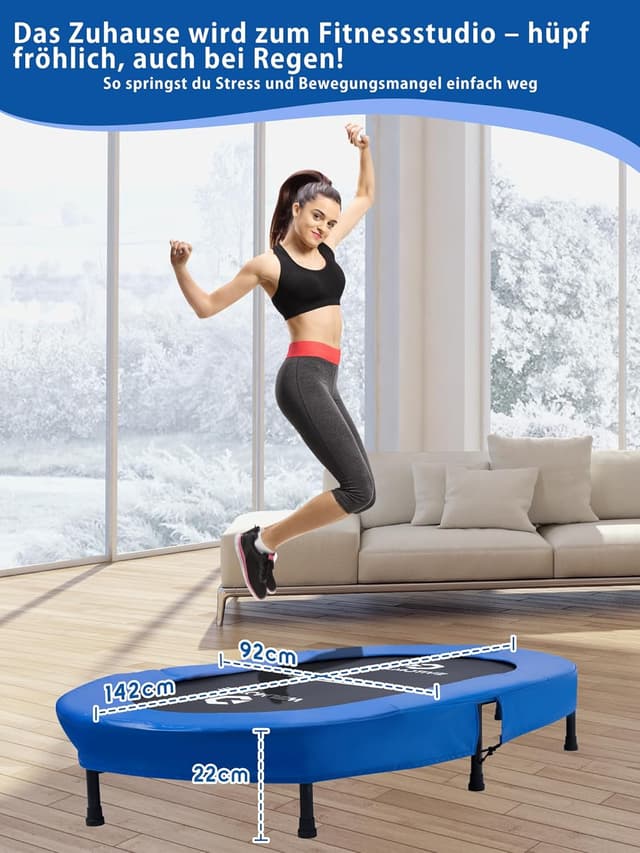 Thumbnail 4 de Welmotive Ovales Indoor Trampolin 150 kg