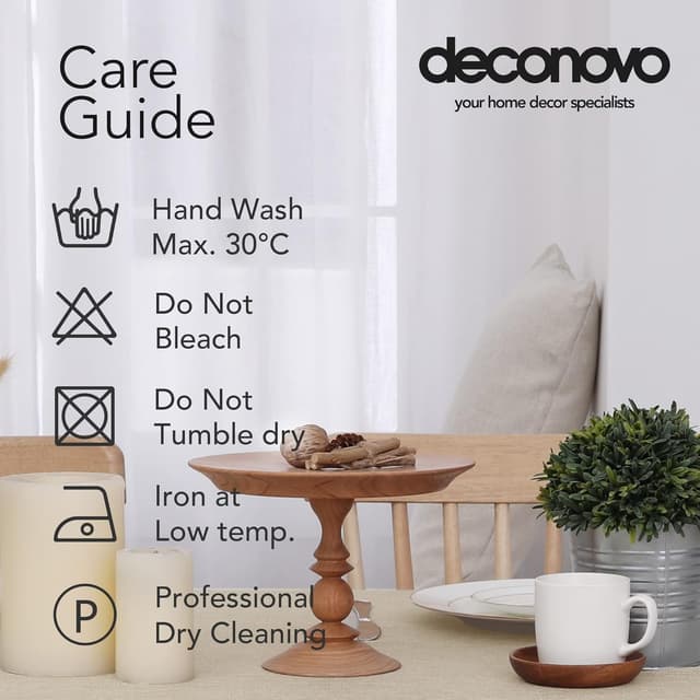 Thumbnail 5 de Deconovo Tovaglia Rettangolare 140x250 cm 🍽