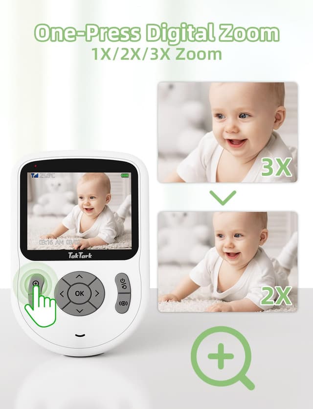 Thumbnail 5 de TakTark Cámara Vigilancia Bebe 2,8 pulgadas 720P