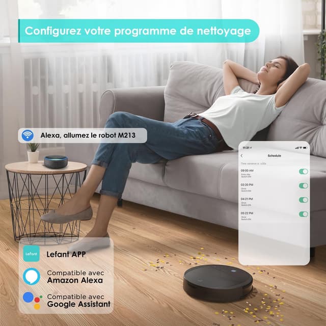 Detalle de Lefant Robot Aspirateur Laveur ⚙