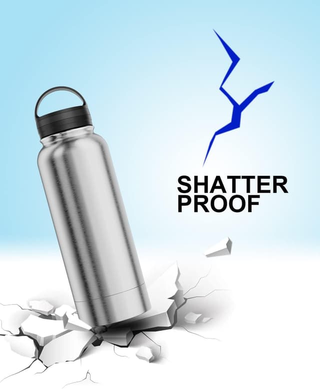 Detalle de Bottiglia d’acqua Sicura con scomparto nascosto e acciaio inox 1,18L