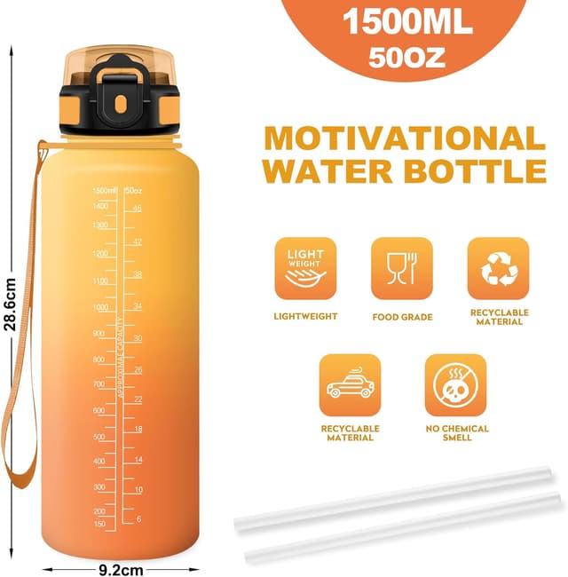 Detalle de JAPORIA Borraccia 1,5L con cannuccia