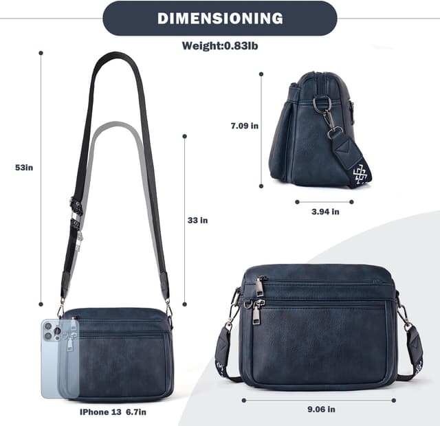 Thumbnail 2 de MUIIKOLA Borsa a tracolla in pelle 22 cm