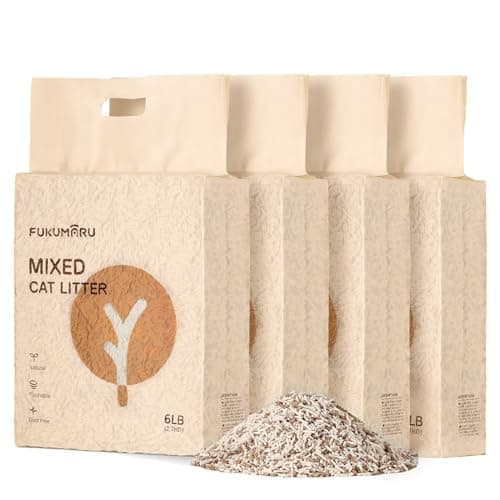 Detalle de FUKUMARU Arena de Tofu para Gatos 10.8kg