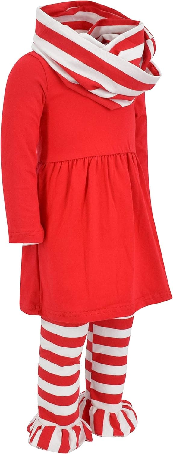 Thumbnail 3 de Unique Baby Girls 3pc Outfit Set