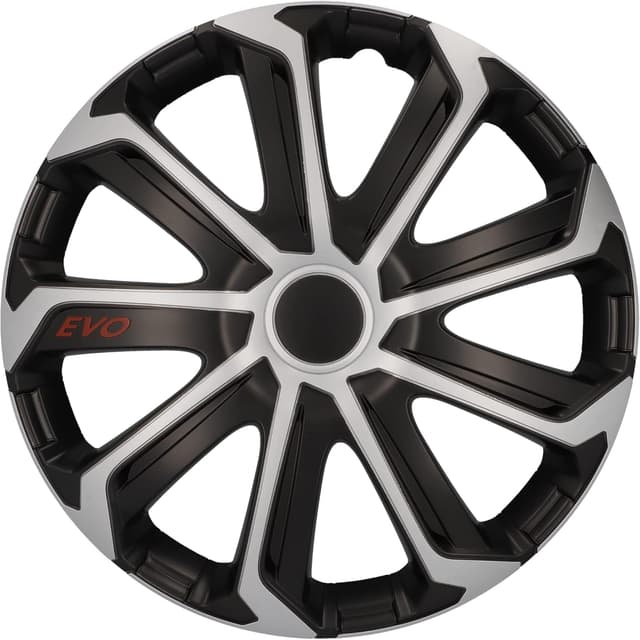 Thumbnail 6 de cartrend Daytona Radzierblenden 16 Zoll Schwarz Silber