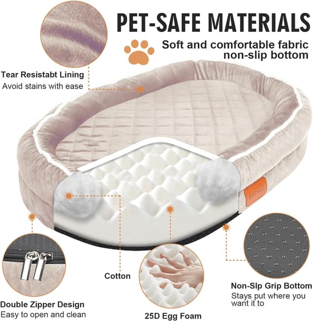Thumbnail 2 de BOCHAO Egg-Shaped Memory Foam Dog Bed