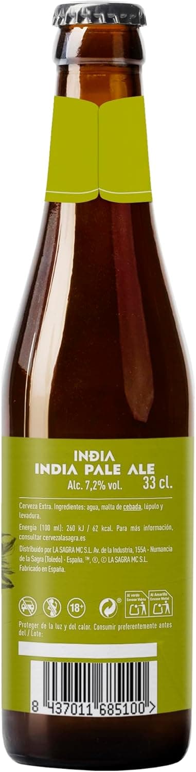 Thumbnail 1 de La Sagra India IPA 🍺 - Caja de 12 botellas 330 ml