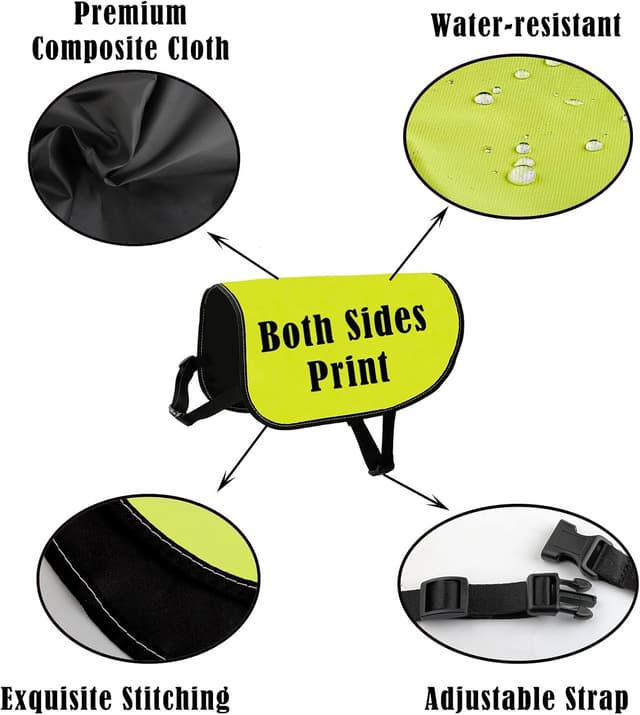 Thumbnail 3 de No Eye Contact Dog Jacket Vest Medium