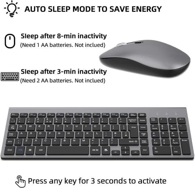 Detalle de Cimetech 2.4G wireless keyboard mouse combo