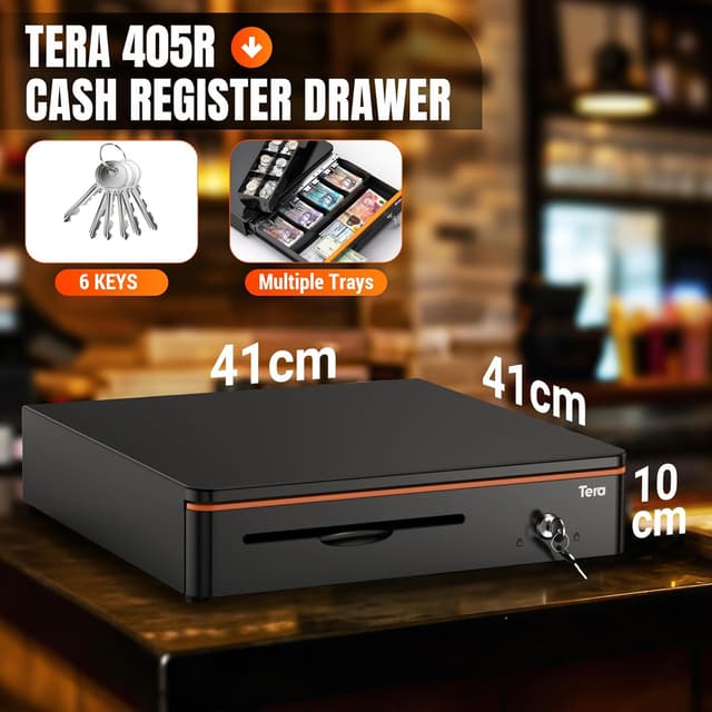 Thumbnail 1 de Tera 405R Auto Open Cash Drawer