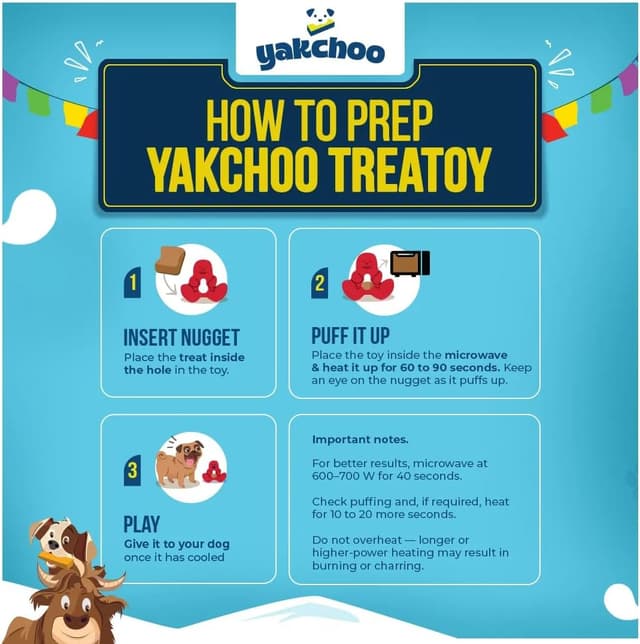 Thumbnail 3 de Yakchoo Treatoy for Dogs 5‑piece Yak Cheese