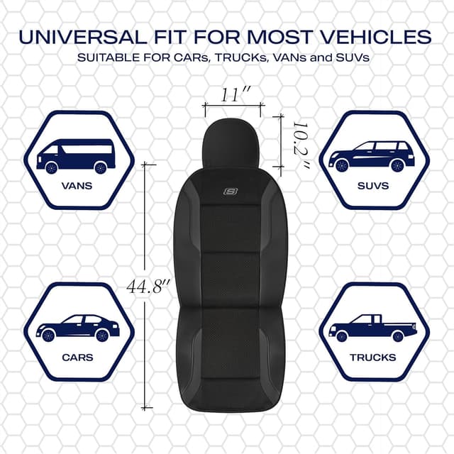 Detalle 2 de Skechers Memory Foam Seat Covers — Front, Airbag Safe