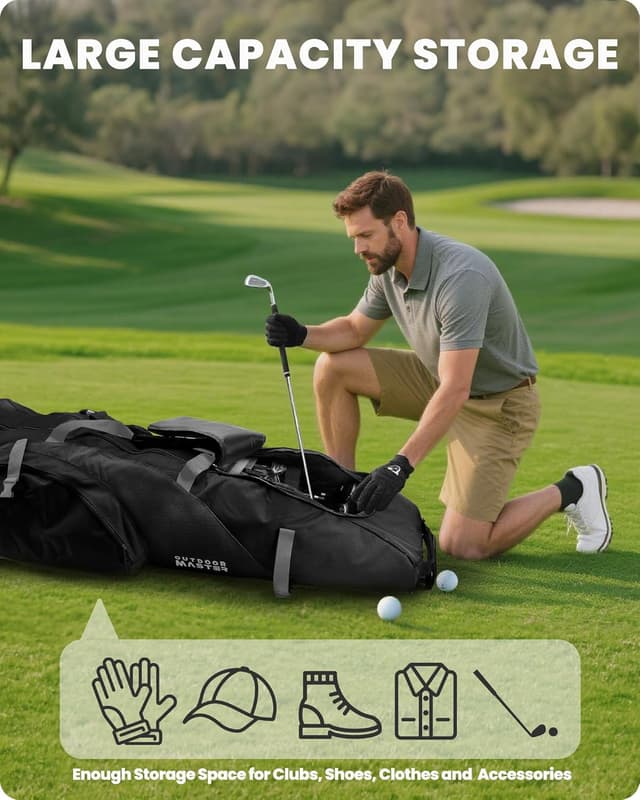Thumbnail 3 de OutdoorMaster Padded Golf Travel Bag