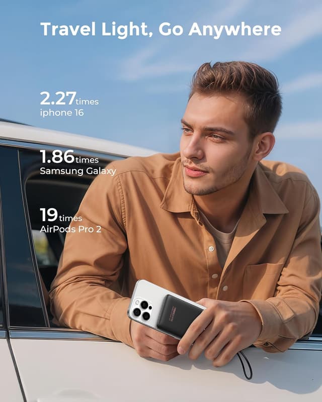 Detalle 2 de VEEKTOMX Power Bank 10000 mAh 22,5 W