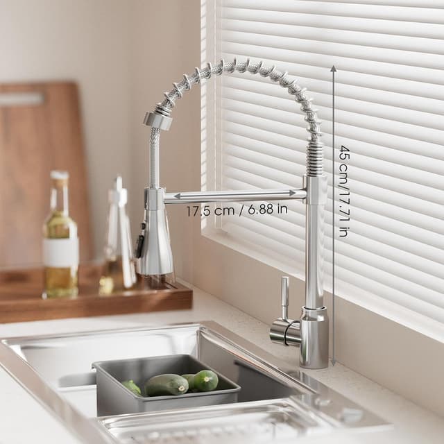 Thumbnail 4 de UHOUSEST Grifo Cocina 360° Inox SUS304