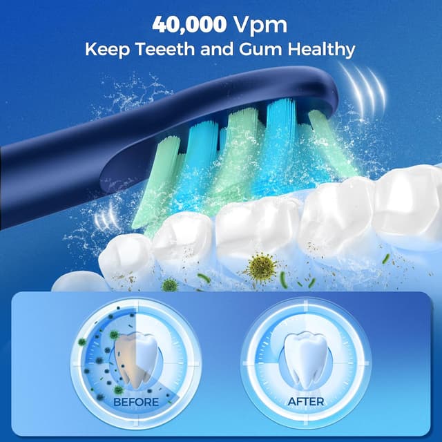 Thumbnail 5 de Electric Toothbrush with 8 Replacement Heads