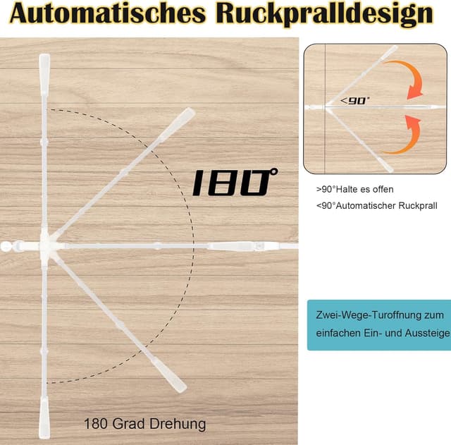 Thumbnail 6 de Aufun Treppenschutzgitter 78 cm 🚪