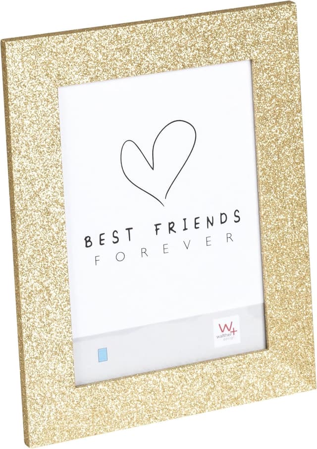 Detalle de Walther Design cadre photo argent Twinkle portrait 13 x 18 cm, surface scintillante IT318S