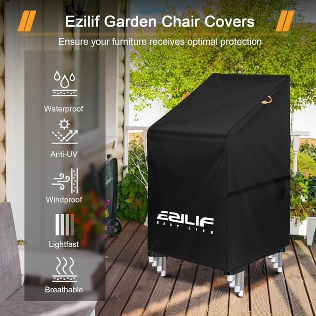 Thumbnail 5 de Ezilif Garden Chair Cover 70x70x80/120cm