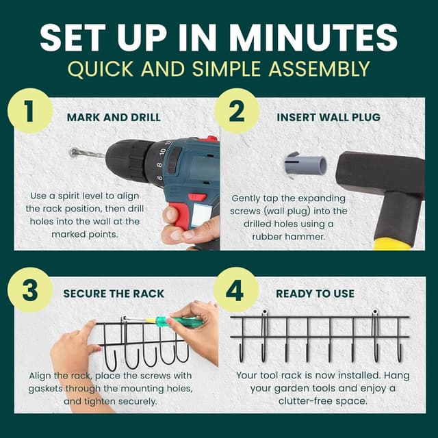 Thumbnail 6 de Green Haven Estante 160 cm para herramientas