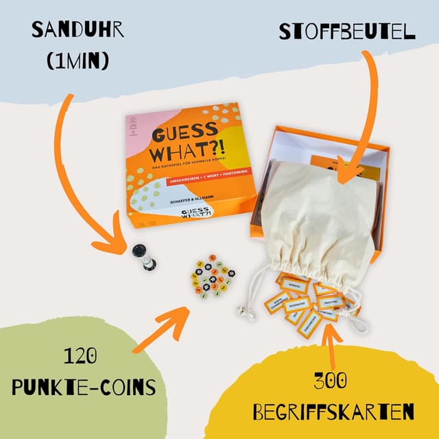 Detalle 2 de GUESS WHAT?! Das Ratespiel 300 Karten 🎲