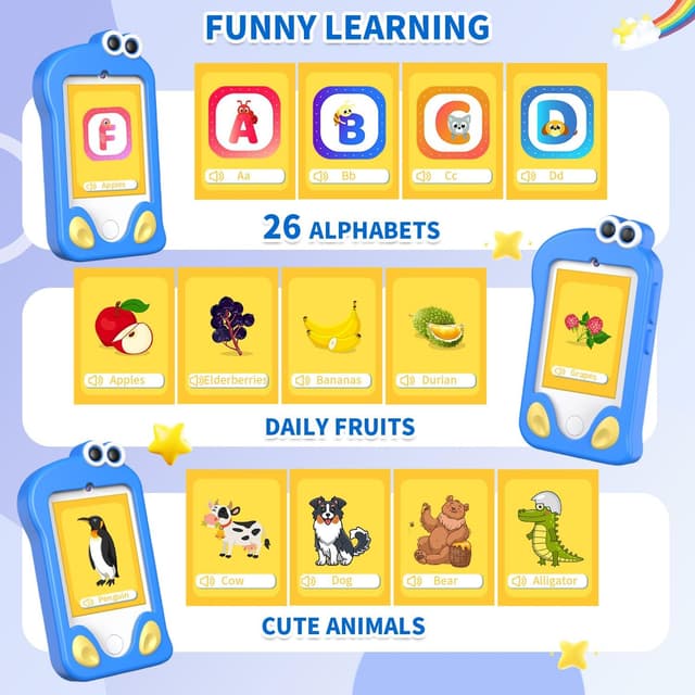 Thumbnail 3 de Tosaju Enfants 2,8" Jouet Téléphone éducatif