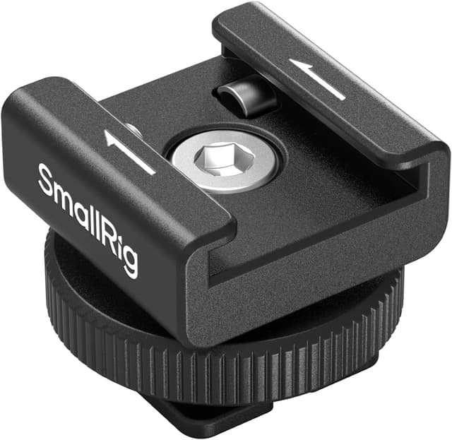 Detalle de SMALLRIG 4822 – Adaptateur de montage avec cold shoe pour micro sans fil