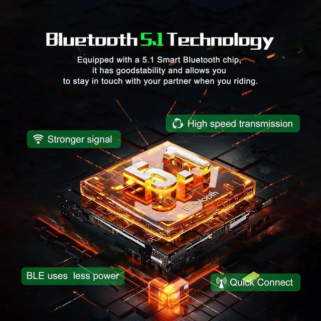 Detalle 2 de EJEAS V6 Pro+ Interphone moto Bluetooth 5.1 (interface C) pour casque, jusqu’à 6 personnes