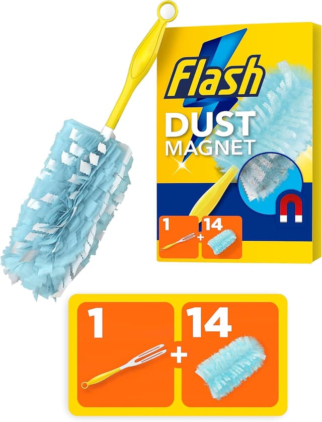 Thumbnail 6 de Flash Duster Dust Magnet Starter Kit 13 refills 🧹