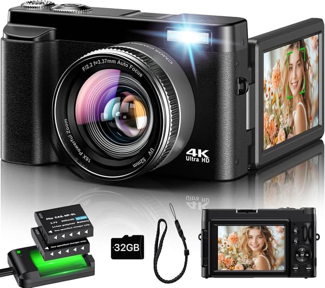 Imagen de Fotocamera Digitale 4K 48MP con Zoom 16X en OfertitasTOP
