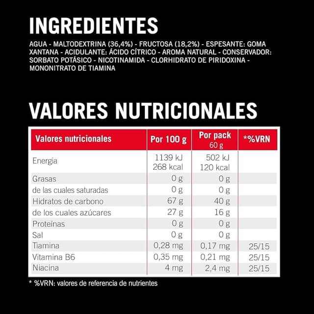 Thumbnail 5 de Enervit Carbo Gel C2:1PRO Mango gel energético 40 g 🍫