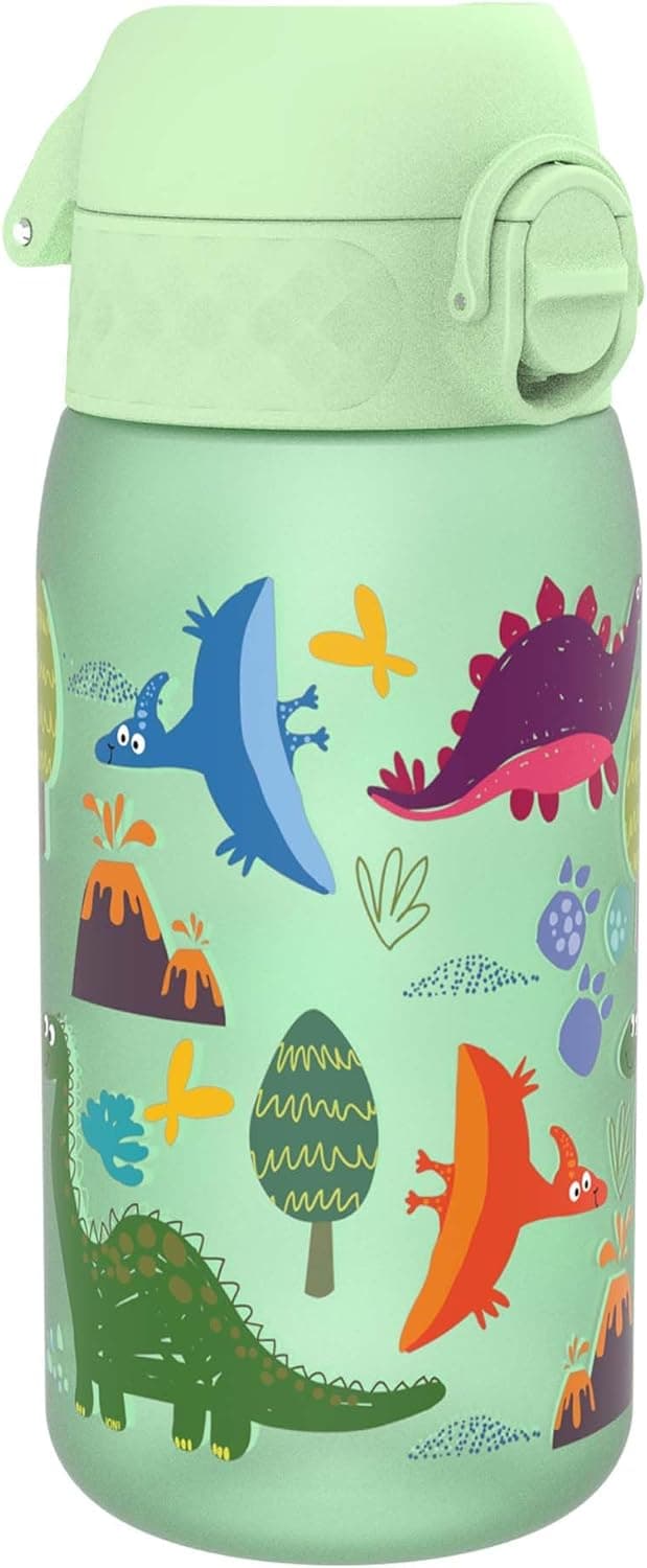 Imagen de ion8 Botella Infantil Dinosaurios 350ml 🦖 Sin BPA, Fugas y Fácil de Limpiar en OfertitasTOP