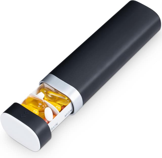 Detalle de Betife Tablettenbox 7 Tage 17×4,7×3,2 cm