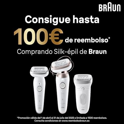 Detalle 2 de Braun Silk-épil 5 🚺 Depiladora Eléctrica para Piel Suave